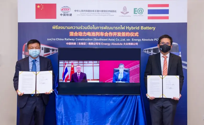 EA จรดปากกาเซ็นเอ็มโอยู China Railway Con...