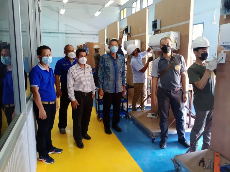 พัฒนาฝีมือแรงงานนราธิวาสทดสอบมาตรฐานช่างแอร์ สร้างแรงงานคุณภาพ