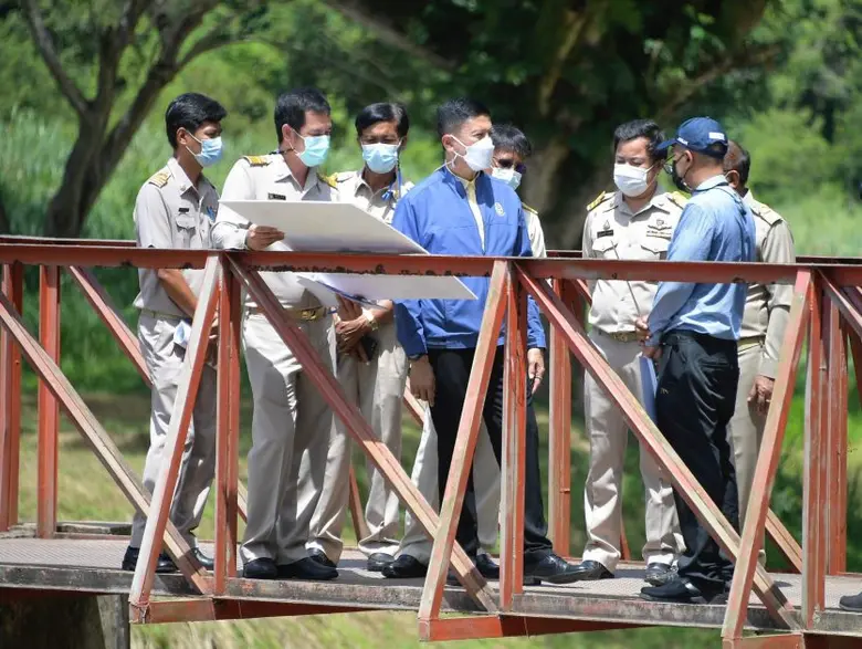 กรมชลประทานเดินหน้าโครงการบรรเทาอุทกภัยและบริหารจัดการน้ำ  จังหวัดสุราษฎร์ธานี