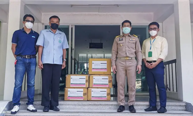 โมเดอร์ฟอร์มเฮลท์แอนด์แคร์ ส่งมอบครุภัณฑ์ทางการแพทย์ ให้แก่ทีมแพทย์และสาธารณสุขต่อสู้ภัยโควิด