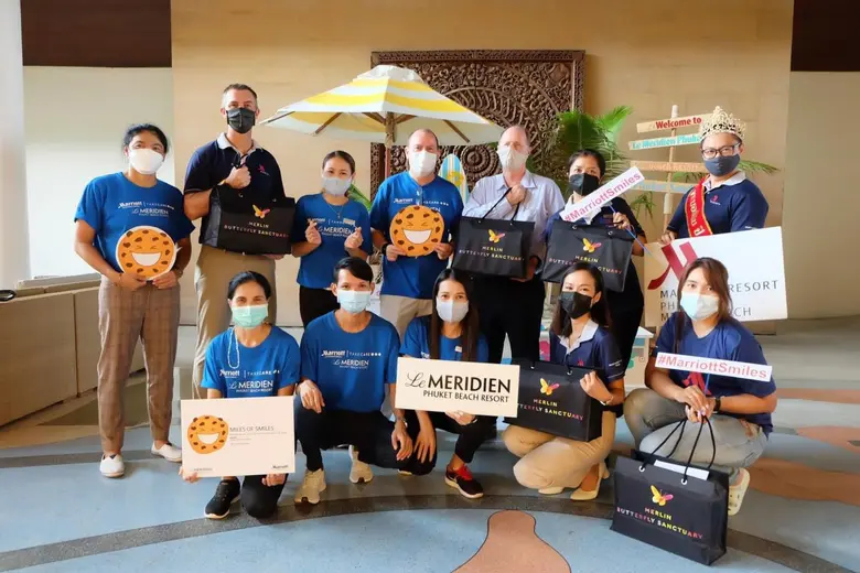 โรงแรมและรีสอร์ทในเครือแมริออทส่งมอบคำขอบคุณผ่านรอยยิ้มนับหมื่นสู่ชุมชนทางภาคใต้