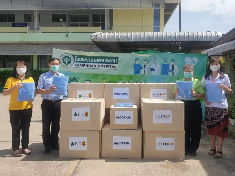 อินโดรามา เวนเจอร์ส ส่งมอบชุดเครื่องนอน 1,000 ชุด ผลิตจากขวดน้ำดื่ม PET รีไซเคิล  ให้แก่โรงพยาบาลในกรุงเทพฯ และนครปฐม รองรับผู้ป่วยโควิด-19