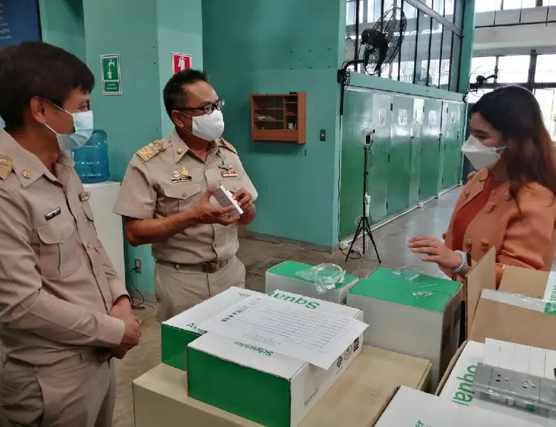 ชไนเดอร์ อีเล็คทริค มอบอุปกรณ์ไฟฟ้า เพื่อกิจกรรมจิตอาสาศูนย์ช่างเทิดไท้องค์ราชัน