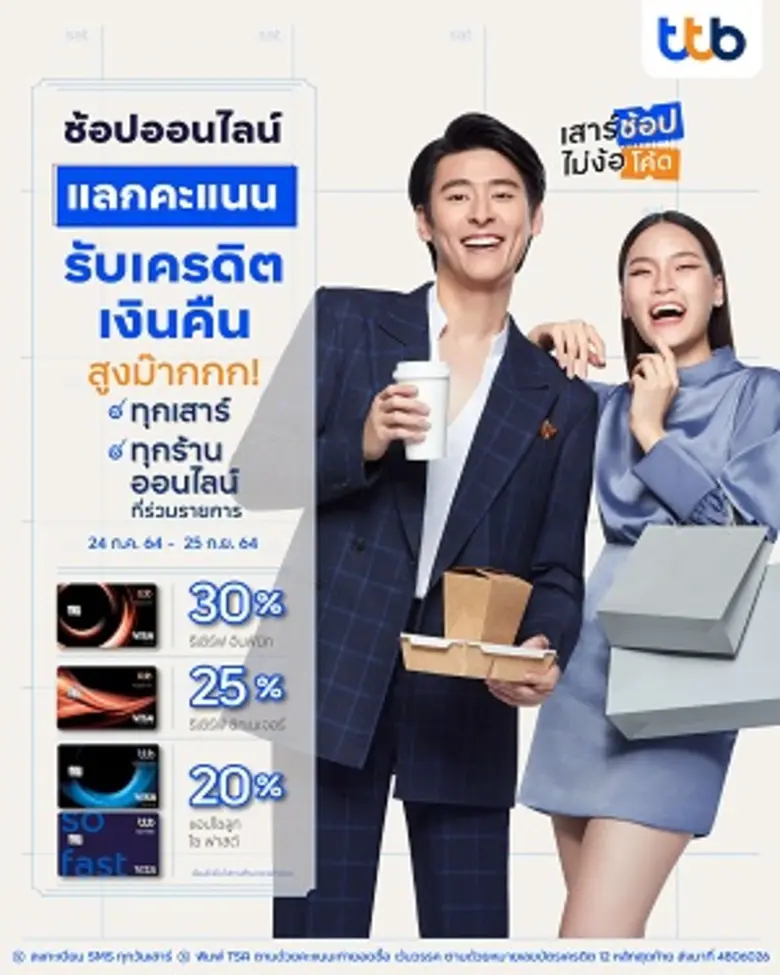 ทีเอ็มบีธนชาต รุกหนักตลาดบัตรเครดิต อัดแค...