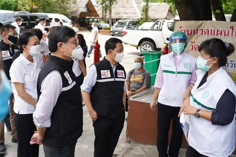 รมว.อว ลงพื้นที่ให้กำลังใจทีม CCRT-U2T มบส. ปฏิบัติการป้องกัน-แก้ไขปัญหาโควิด 19 เชิงรุกในชุมชน