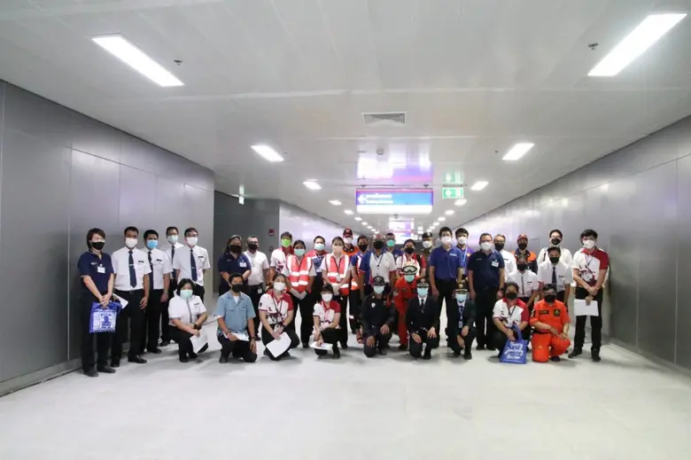 บริษัททรถไฟฟ้า ร.ฟ.ท. จำกัด เข้าร่วมฝึกซ้...