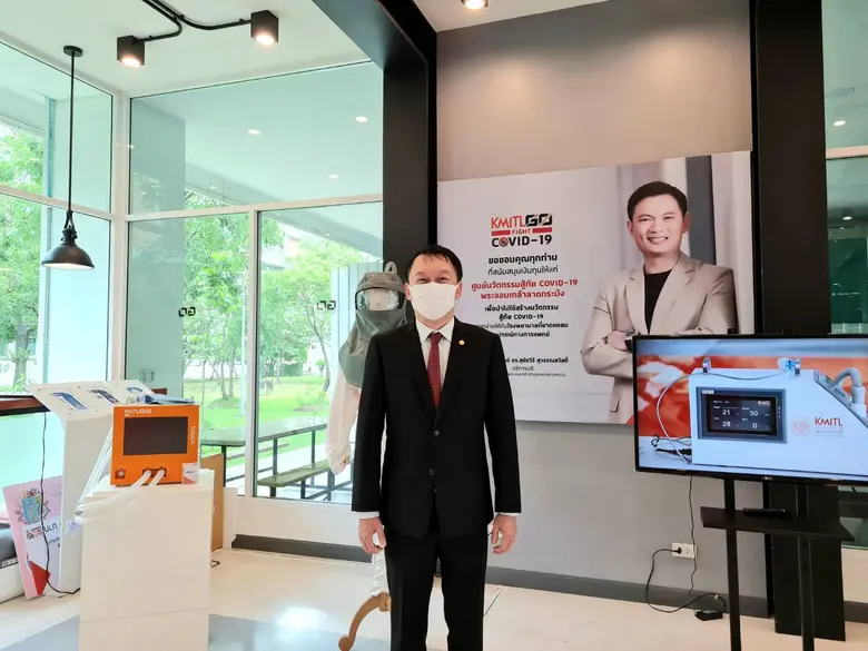 กลุ่มศรีเทพไทยพร้อมต่อลมหายใจผู้ป่วยโควิด สนับสนุนเครื่องจ่ายออกซิเจน สจล.