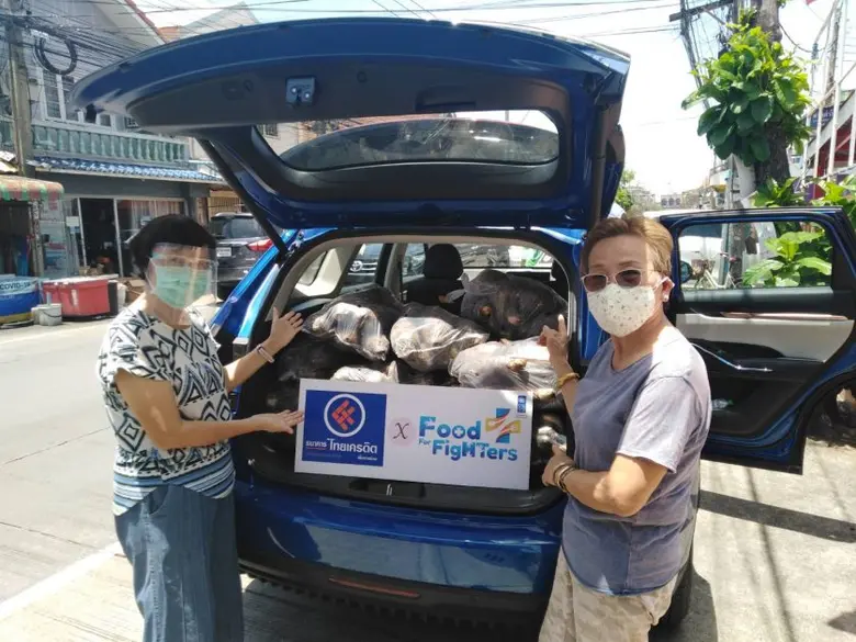 ธ.ไทยเครดิตฯ ส่งความห่วงใยต่อเนื่อง บริจาคชุดยาและเวชภัณฑ์สำหรับผู้ป่วย COVID-19 ผ่านโครงการ Food for Fighters