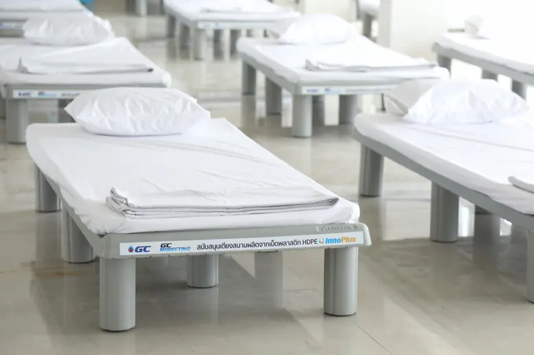 GC และ GCM ร่วมกับพันธมิตร คู่ค้าผู้ประกอบการพลาสติก 84 ราย มอบนวัตกรรมและผลิตภัณฑ์พลาสติกแบบครบวงจรช่วยผู้ป่วยโควิด-19 ให้กับโรงพยาบาลสนาม และศูนย์พักคอย ในพื้นที่เสี่ยงสูง จังหวัดสมุทรสาคร สมุทรปราการ และ ระยอง