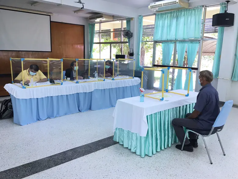 สำนักงานพัฒนาฝีมือแรงงานลพบุรี จัดประเมินรับรองความรู้ความสามารถ สาขาช่างไฟฟ้าภายในอาคาร ระดับ 1