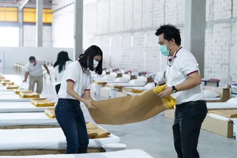 "แอสเสท เวิรด์ คอร์ปอเรชั่น" ผนึกกำลังพันธมิตรเดินหน้า โครงการ "AWC ร่วมรวมพลังไทยสู้สู้" จัดตั้ง "ศูนย์พักคอย" ผู้ป่วยโควิดกลุ่มสีเขียว