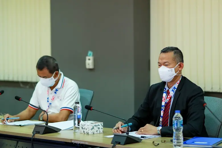 ปลัดดีอีเอส หารือแผนการปฏิบัติงาน-งบประมาณ 2564/2565  ของ สกมช.