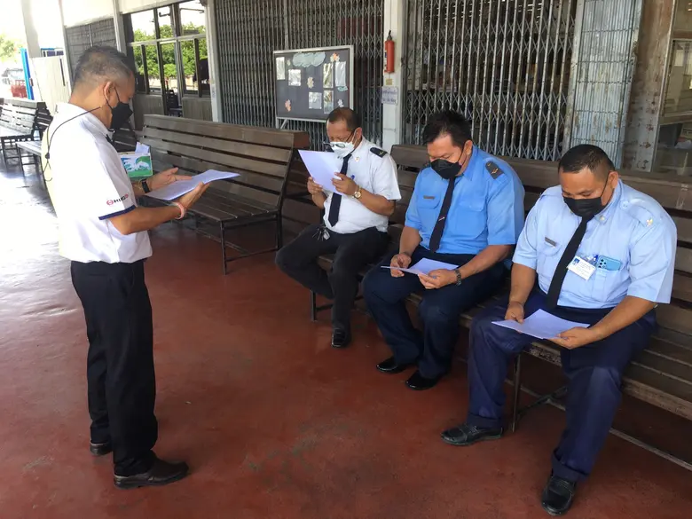 สนพ.พช. ร่วมกับ บริษัท เพชรประเสริฐ จำกัด ดำเนินการทดลองทดสอบมาตรฐานผู้ประกอบอาชีพ ตามมาตรา 26 สาขาพนักงานขับรถโดยสารปรับอากาศ ระดับ 1