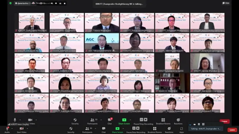 ก้าวสู่ปีที่ 10 มูลนิธิกระจกอาซาฮี จับมือ มจธ. เดินหน้าหนุนงานวิจัย มอบ 7 ทุน รวมกว่า 10 ล้านเยน แก่นักวิจัยเพื่อพัฒนางานวิจัยพื้นฐานของประเทศประจำปี 2564