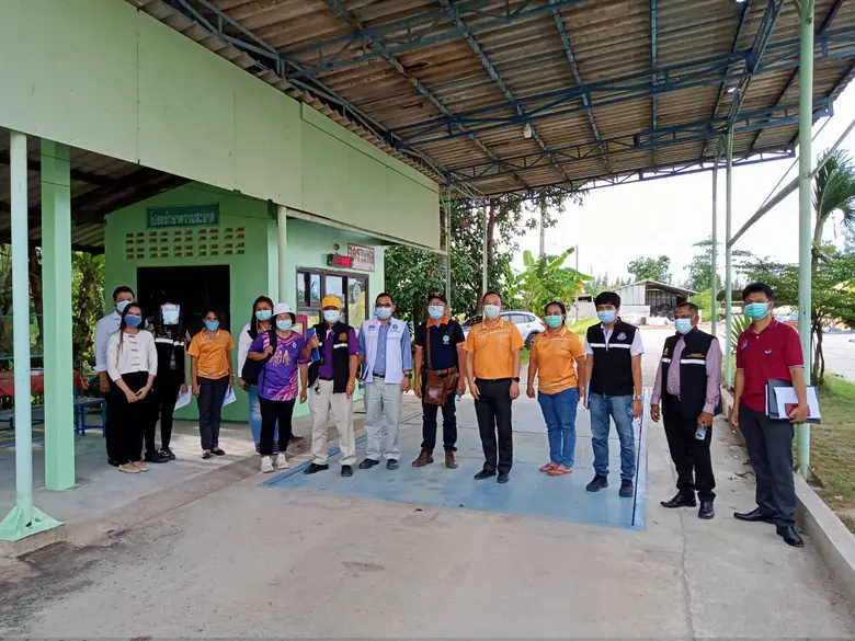สถาบันพัฒนาฝีมือแรงงาน 22 นครศรีธรรมราชบูรณาการตรวจติดตามมาตรการป้องกัน และควบคุมโรคโควิด -19 ในสถานประกอบกิจการ