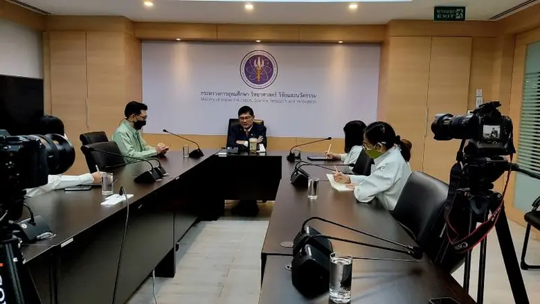 คณะทำงานหลักสูตร WINS เข้าพบปะหารือ รมต.อว.