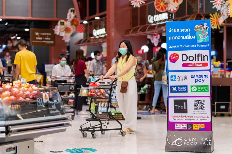 เซ็นทรัล ฟู้ด รีเทล โชว์พฤติกรรมนักช้อปยุค COVID-19  ทุบสถิติชำระค่าสินค้าแบบไม่ใช้เงินสดมีสัดส่วนกว่า 60% ของยอดชำระค่าสินค้า