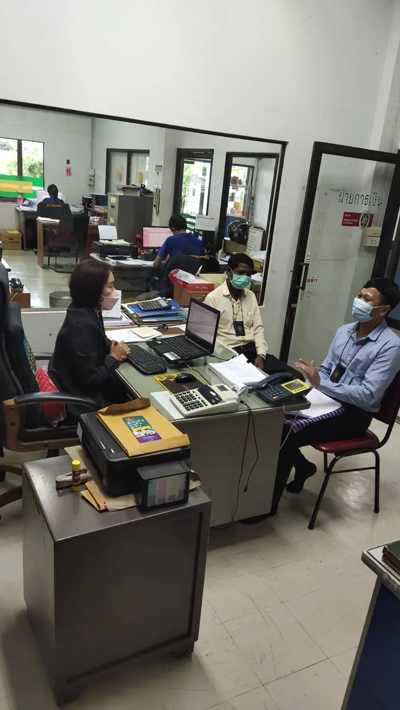 สนพ.ชัยภูมิ เข้าตรวจเยี่ยมสถานประกอบกิจการ ภายใต้ พ.ร.บ.ส่งเสริมการพัฒนาฝีมือแรงงาน พ.ศ. 2545