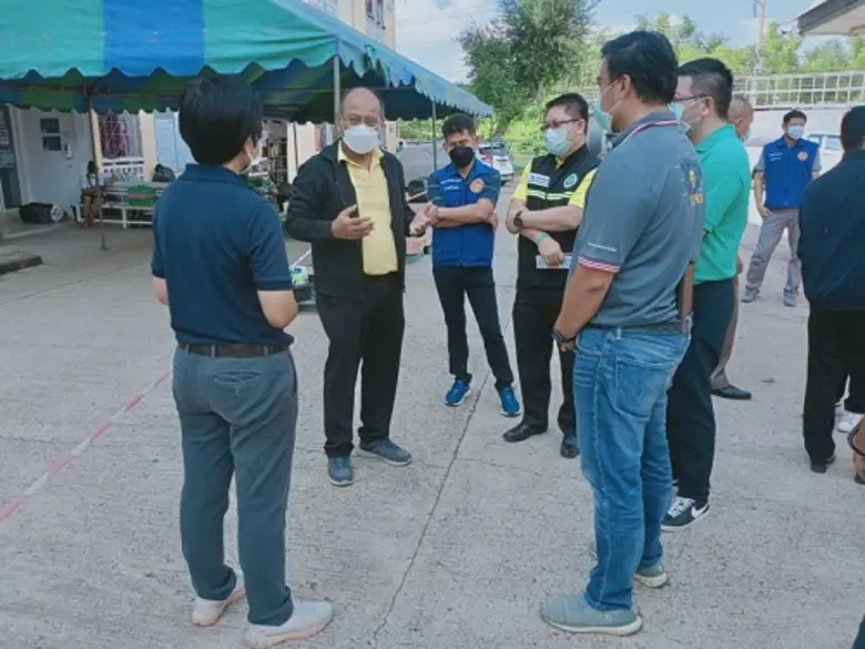 นายกอบชัย บุญอรณะ ผู้ว่าราชการจังหวัดนครราชสีมา ลงพื้นที่ คารร์กิลล์มีทส์