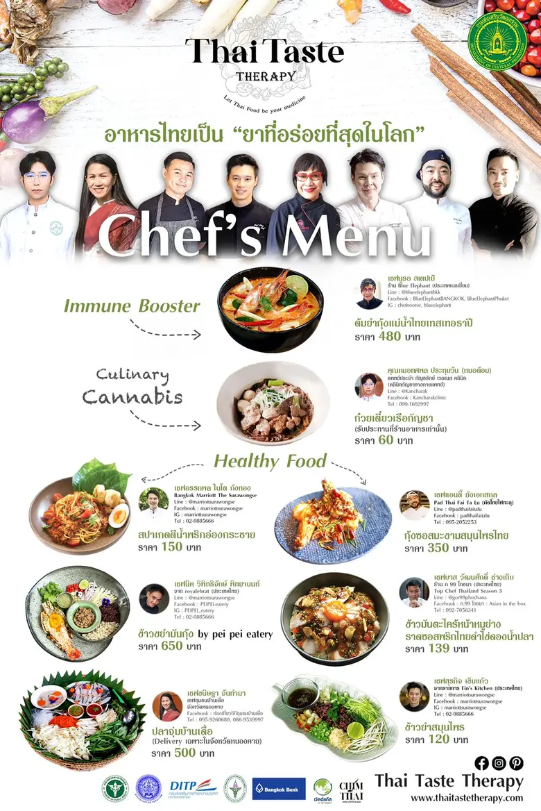 กรมส่งเสริมวัฒนธรรม กระทรวงวัฒนธรรม ผนึกกำลังภาครัฐและเอกชน ส่งออกวัฒนธรรมอาหารไทยมิติใหม่ Thai Taste Therapy อาหารไทยเป็น "ยาที่อร่อยที่สุดในโลก" ตอบโจทย์เทรนด์คนรักสุขภาพทั่วโลก
