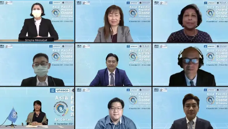 สหประชาชาติ ร่วมกับ คณะวิศวะมหิดล จัดการประกวดออกแบบศิลปะเพื่อปกป้องชั้นโอโซนและการเปลี่ยนแปลงสภาพภูมิอากาศ ระดับเอเชีย - แปซิฟิก