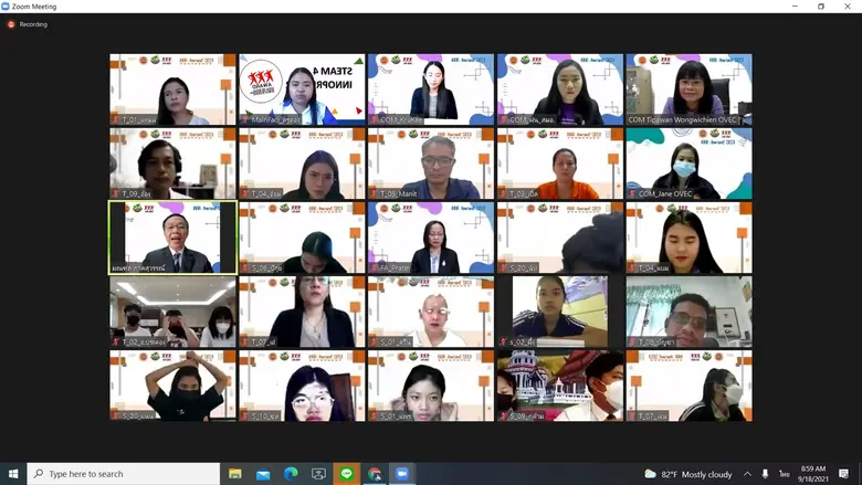 สอศ.จัดติวเข้มผ่านระบบออนไลน์สำหรับผู้เรียนอาชีวศึกษาที่ผ่านเข้ารอบการแข่งขันการเป็นผู้ประกอบการโครงการอาชีวะสร้างสรรค์ แปรฝันสู่ธุรกิจ ประจำปี 2564