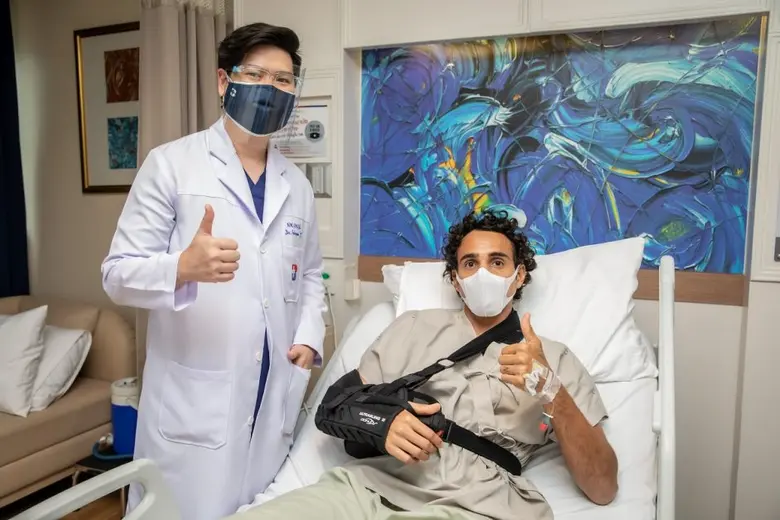 แพทย์ BASEM เผย "ดิโอโก้" กองหน้าบีจี ปทุม ยูไนเต็ด  ผ่าตัดส่องกล้องหัวไหล่ขวาผ่านไปได้ด้วยดี