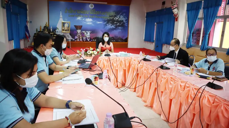 สำนักงานพัฒนาฝีมือแรงงานเลยจัดประชุมคณะอน...