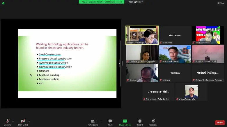 สถาบันนวัตกรรมเทคโนโลยีไทย-ฝรั่งเศส มจพ. จัดฝึกอบรมออนไลน์ให้กับกลุ่มคณาจารย์วิทยาลัยเทคนิค และบุคลากรภาคอุตสาหกรรม