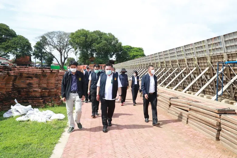 อธิบดีกรมโยธาฯ ลงพื้นที่อยุธยา มั่นใจคันป้องกันน้ำท่วมชนิดพับเก็บ รับมือน้ำท่วมได้