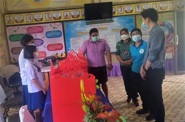 มูลนิธิ EDF เยี่ยมชมความคืบหน้าโครงการ "ทุนบูรณาการเพื่อเด็ก โรงเรียน และชุมชน" ในจังหวัดสงขลา