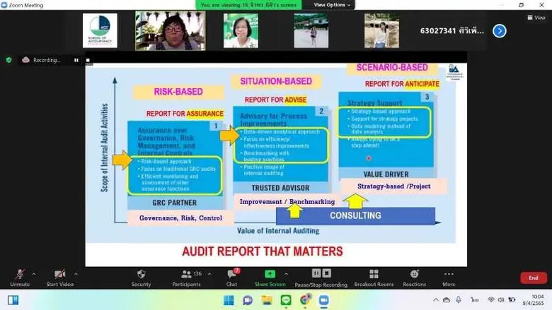 บัญชี SPU จับมือ สตท. จัดอบรมออนไลน์ "การปฏิบัติงานการตรวจสอบภายใน - ทางเลือกวิชาชีพของนักบัญชี"
