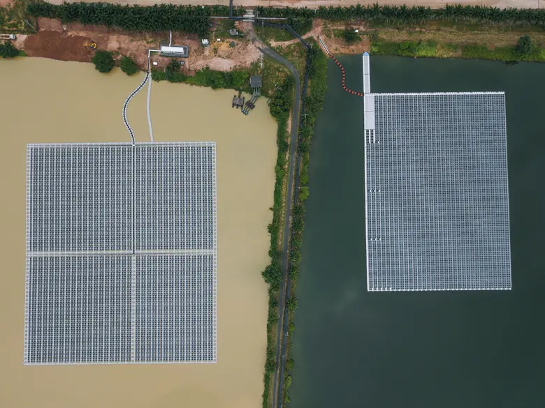 เบย์วา อาร์.อี. จับมือ UBE ติดตั้งฟาร์มโซล่าเซลล์ลอยน้ำแห่งแรกในไทย