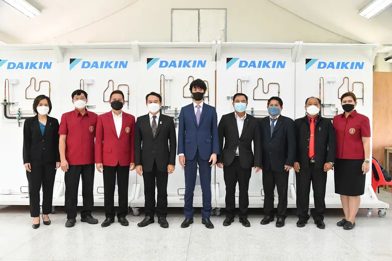 ไดกิ้น เดินหน้าจัดตั้ง "ศูนย์ทดสอบมาตรฐานฝีมือแรงงานระดับ 2" ที่แรกในประเทศไทย ยกระดับทักษะ พัฒนาคนอาชีวะ-ช่างเครื่องปรับอากาศ