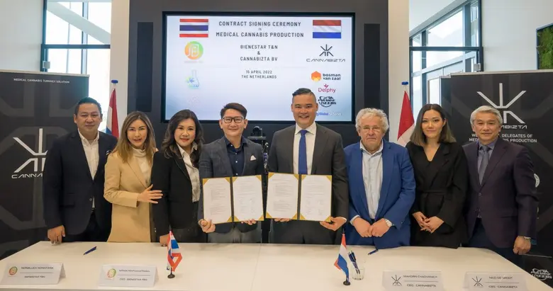 บีเอนเนสต้าร์ ทีแอนด์เอ็น ลงนามสัญญาร่วมกับ แคนนาบิสต้า เนเธอร์แลนด์  เดินหน้าพัฒนาระบบอุตสาหกรรมการปลูกกัญชาทางการแพทย์แบบครบวงจร