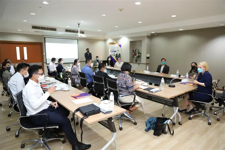 "หนึ่งในหมุดหมายสถานศึกษาด้านการบริการของประเทศ CLMV" วิทยาลัยดุสิตธานี ต้อนรับคณะ TAT Fam Trip จากกัมพูชา