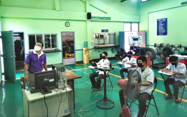 เดินเครื่องแล้ว สนพ.หนองคาย เพิ่มทักษะฝีมือแก่นักเรียนที่ไม่ได้เรียนต่อหลังจบการศึกษาภาคบังคับ ประจำปีงบประมาณ พ.ศ. 2565