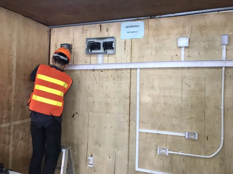 สำนักงานพัฒนาฝีมือแรงงานมหาสารคาม ทดสอบมาตรฐานฝีมือ...