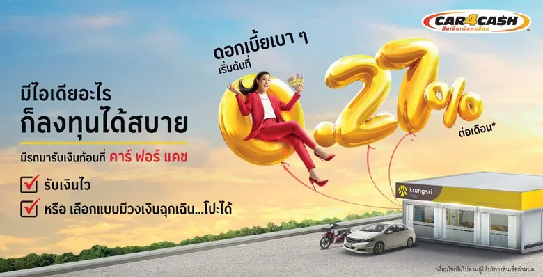 "คาร์ ฟอร์ แคช" ชูกลยุทธ์ "ผลิตภัณฑ์ต้องใช่ ใจต้องมา" ตั้งเป้าปี 65 พอร์ตทะลุ 85,000 ล้านบาท ตอกย้ำผู้นำสินเชื่อเพื่อคนมีรถ ครบทุกเซ็กเมนต์