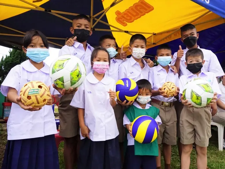 เจียไต๋มอบทุนการศึกษาและอุปกรณ์กีฬาให้ 4 โรงเรียนใน อ. ฮอด จ.เชียงใหม่ พร้อมจัดฟุตบอลเชื่อมสัมพันธ์ "เจียไต๋คัพ 2022"