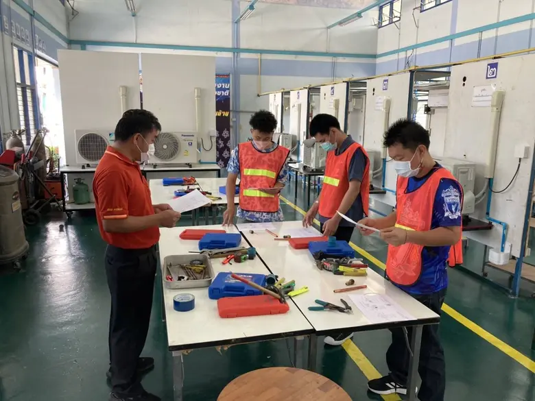 สนพ.แพร่ ดำเนินการดำเนินการทดสอบมาตรฐานฝีมือแรงงานแห่งชาติ หลักสูตรยกระดับฝีมือ