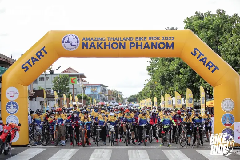 รวมพล "ซัน-บอส-เอ๋-แว่นใหญ่" สตาร์ทกิจกรรม Amazing Thailand Bike Ride 2022 จ.นครพนม จ่อ "บูม - Indigo" รับไม้ร่วมเปิดเส้นทางใต้ จ.สุราษฎร์ธานี 11-12 มิ.ย. 65 นี้