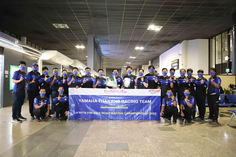 "ไทยยามาฮ่า" ต้อนรับทัพนักบิด หลังแท็กทีมสู้ศึก ARRC ที่ เซปังฯ