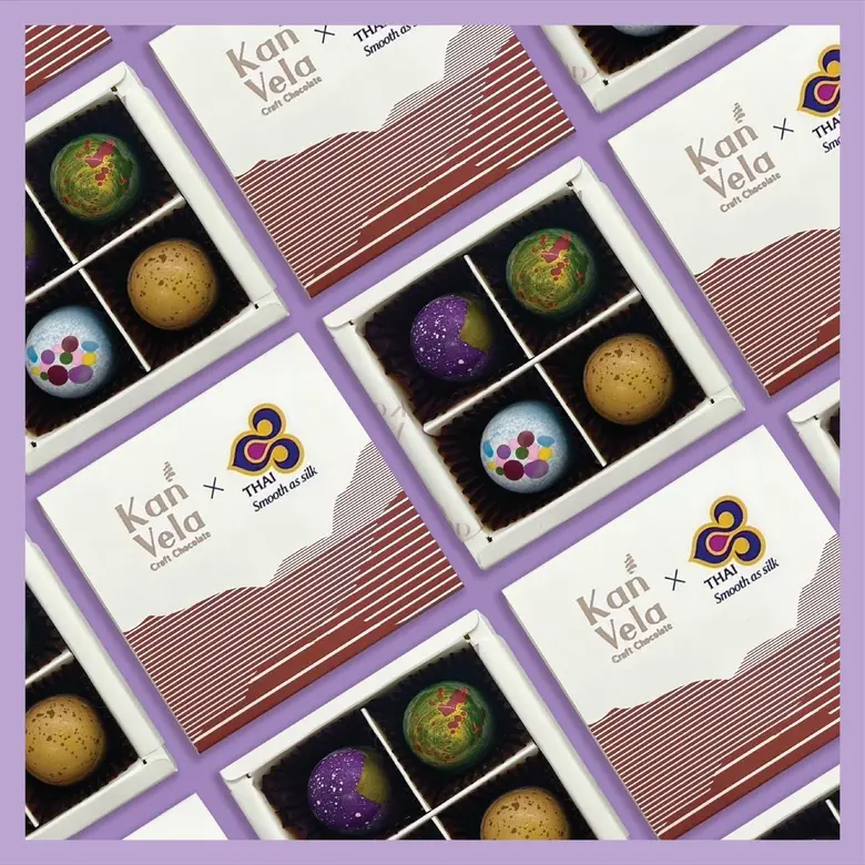 การบินไทยสนับสนุนช็อกโกแลตจากเกษตรกรไทย ให้บริการผู้โดยสารชั้นหนึ่ง และชั้นธุรกิจ