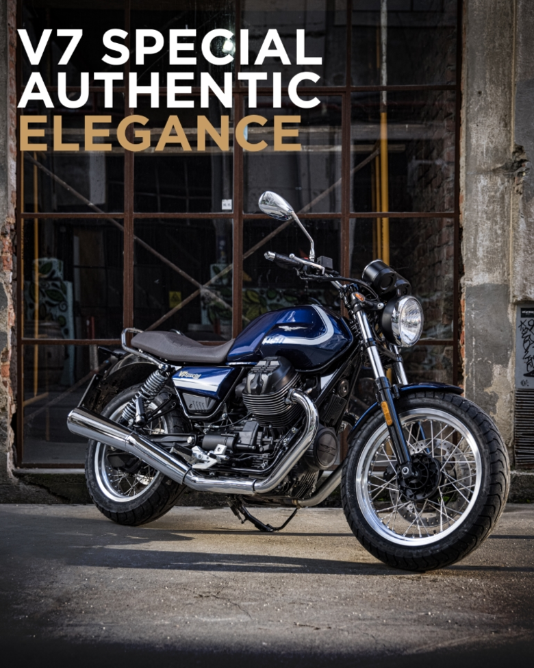 "MOTO GUZZI V7" ไอคอนนิกมอเตอร์ไซค์คลาสสิ...