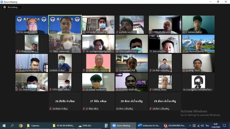 กรมพัฒนาฝีมือแรงงาน เปิดฝึกอบรม หลักสูตร การใช้โปรแกรม Solidworks ช่วยในการออกแบบ