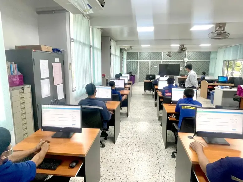 สถาบันพัฒนาฝีมือแรงงาน 17 ระยอง ดำเนินการทดสอบมาตรฐ...