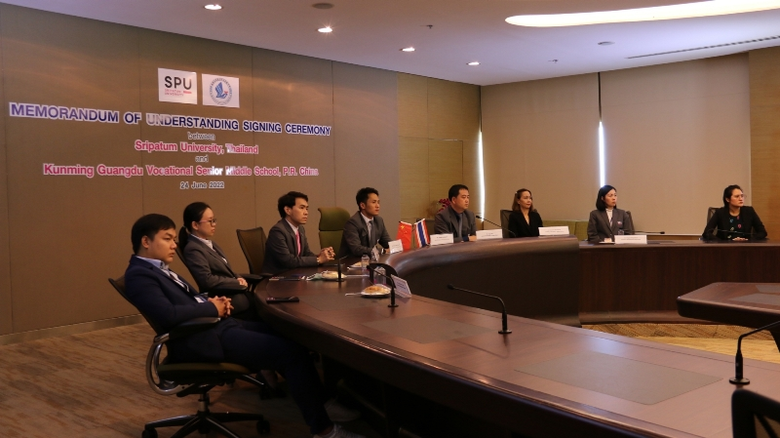 SPUIC จับมือวิทยาลัยในจีน MOU ร่วมพัฒนาด้านวิชาการ