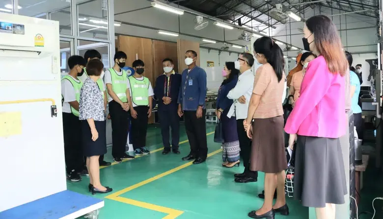 สถาบันพัฒนาฝีมือแรงงาน 19 เชียงใหม่ จัดพิธีมัชฌิมนิเทศผู้เข้าฝึกอาชีพ โครงการเพิ่มทักษะด้านอาชีพแก่นักเรียนที่ไม่ได้เรียนต่อหลังจบการศึกษาภาคบังคับ