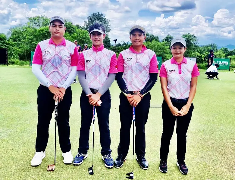 ทีมนักกอล์ฟ ม.ศรีปทุม คว้าดับเบิลแชมป์ สะวิง ช้าง กอล์ฟ ยู แชมเปียนส์ คัพ 2022